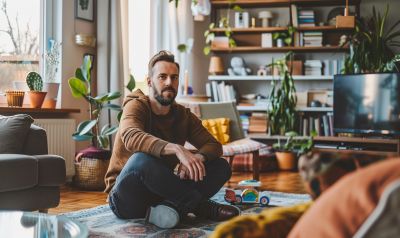verhuetung fuer maenner vater denkt nach